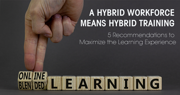 A Hybrid Workforce means Hybrid Training image