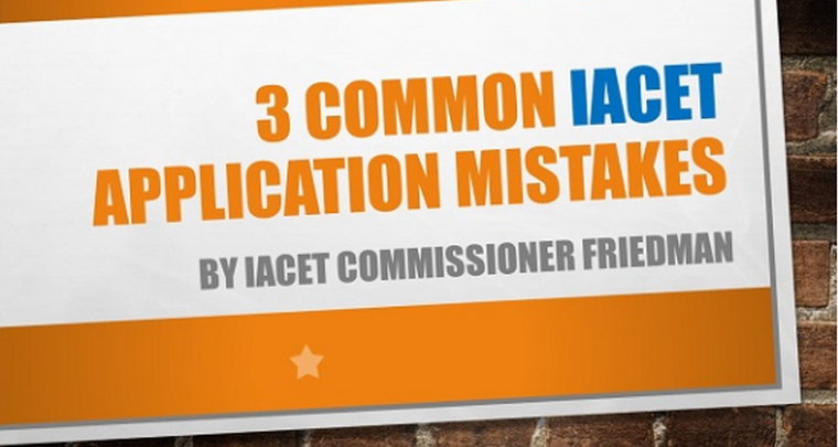 3 Mistakes I See On IACET Applications + 4 Ways To Get Help image