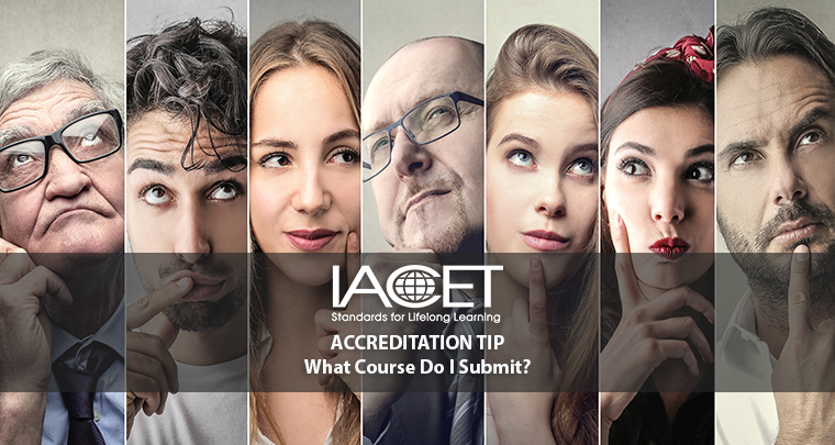 Which of My Courses Do I Show IACET for Accreditation? image
