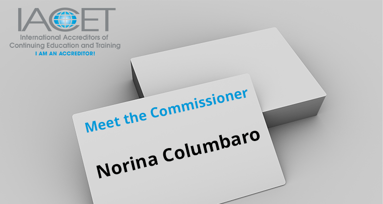 Meet the Commissioner: Norina Columbaro image